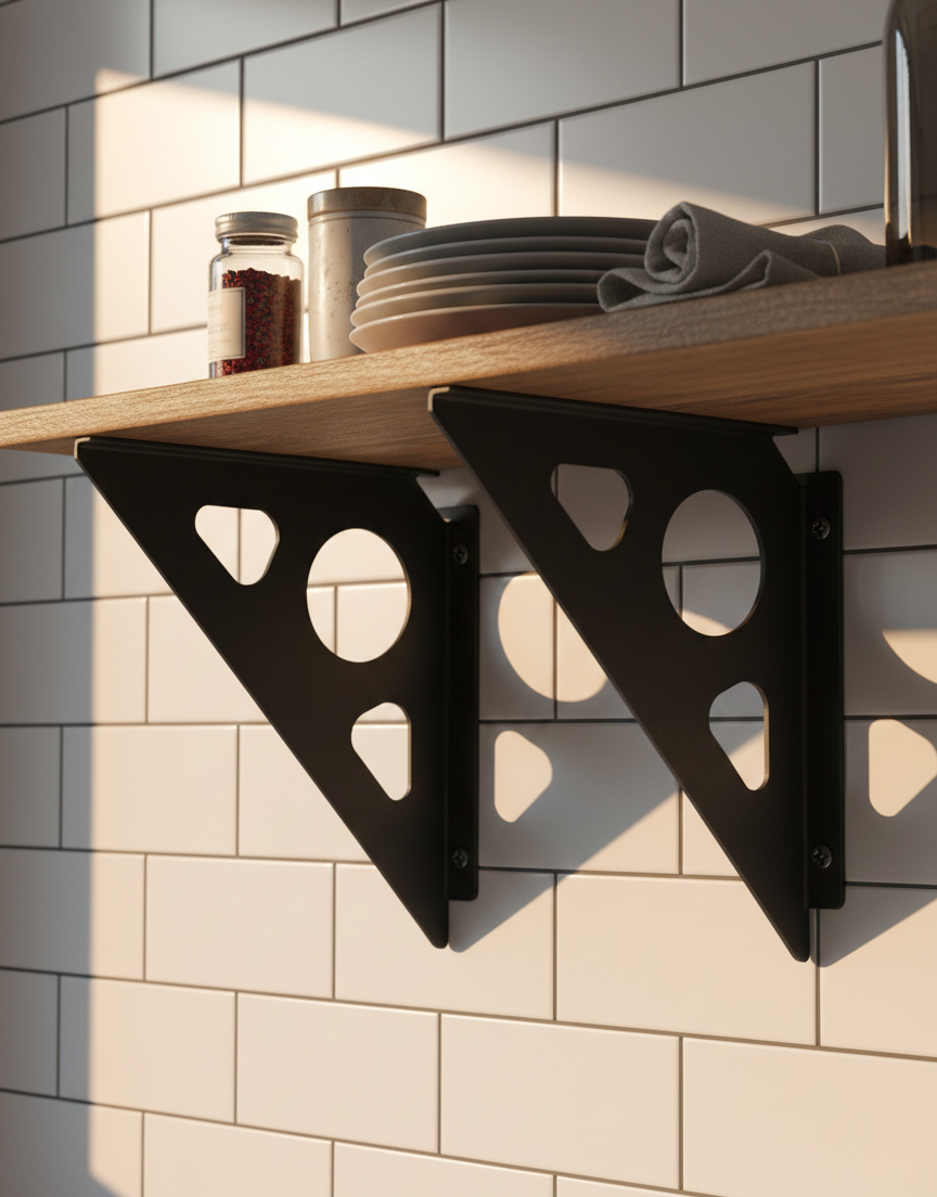 رف معدني بتصميم صناعي - Étagère Industrielle Design